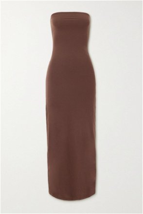 SKIMS Fits Everybody Tube Dress in Brown