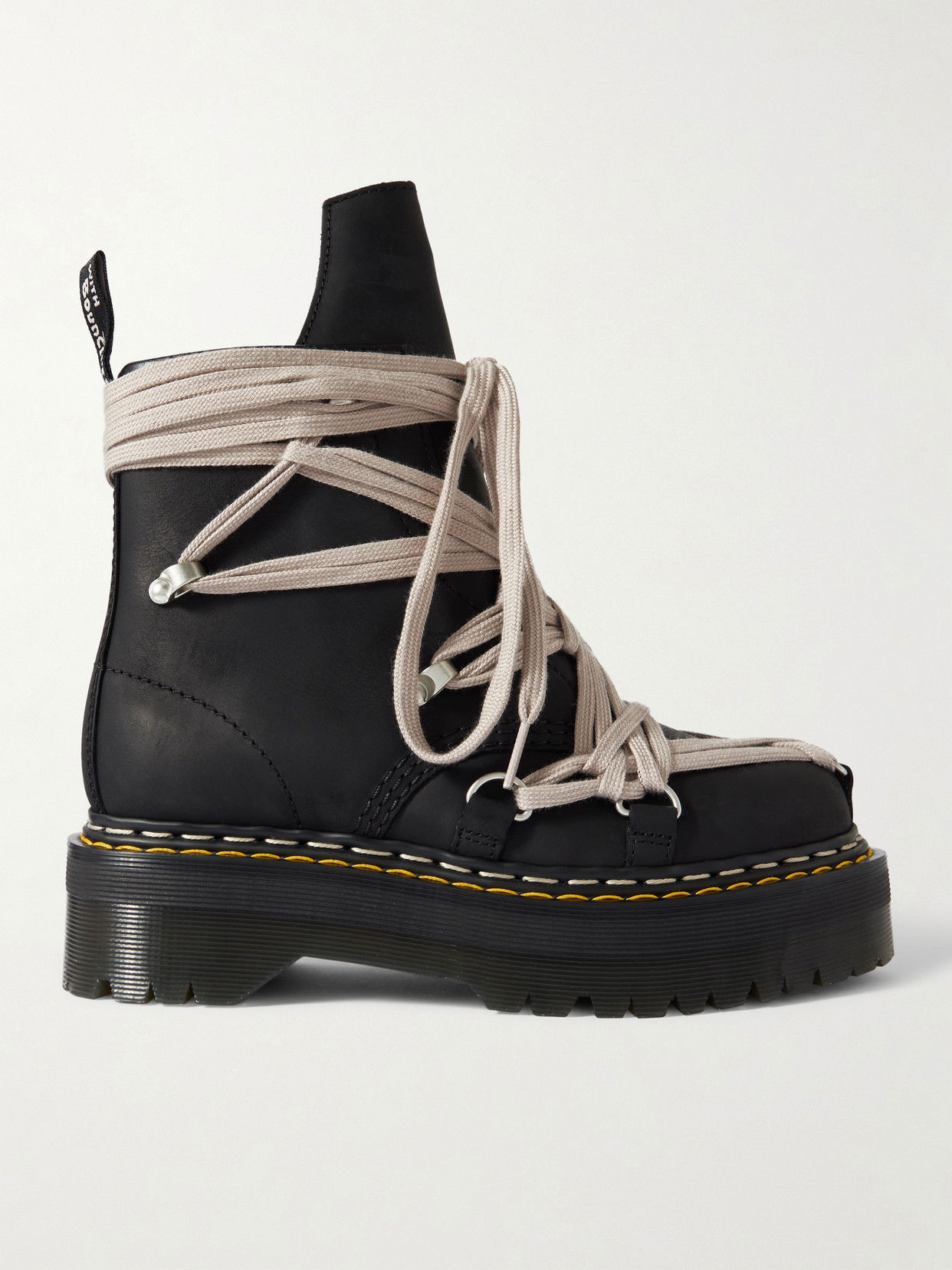 RICK OWENS Rick Owens x Dr. Martens - 1460 Quad Sole Megalace 