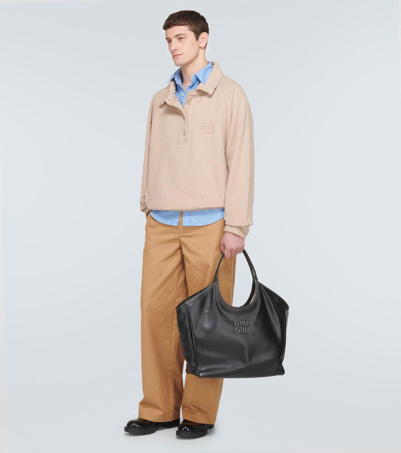 MIU MIU Ivy leather Tote Bag endource