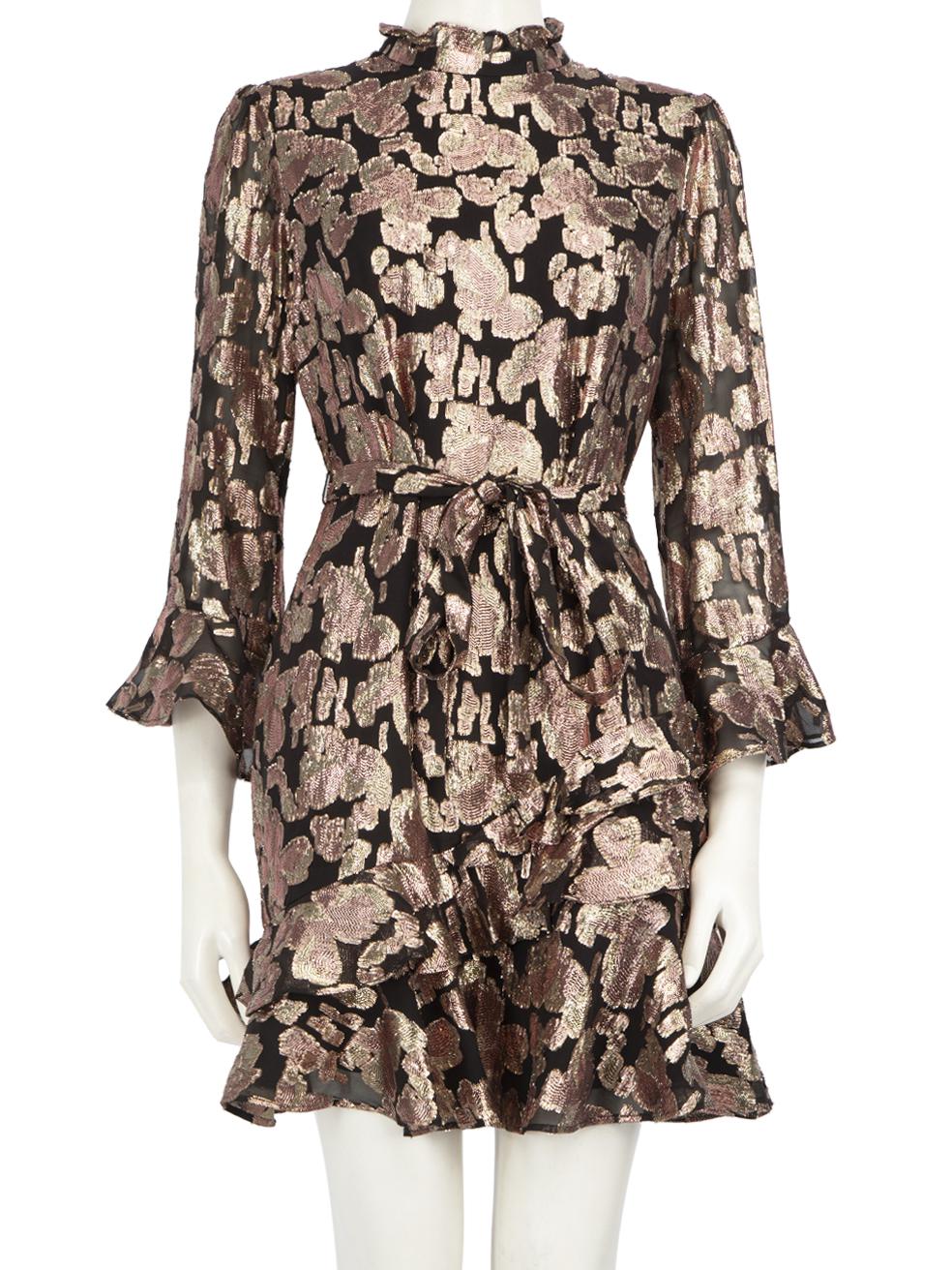 saloni metallic dress Saloni London