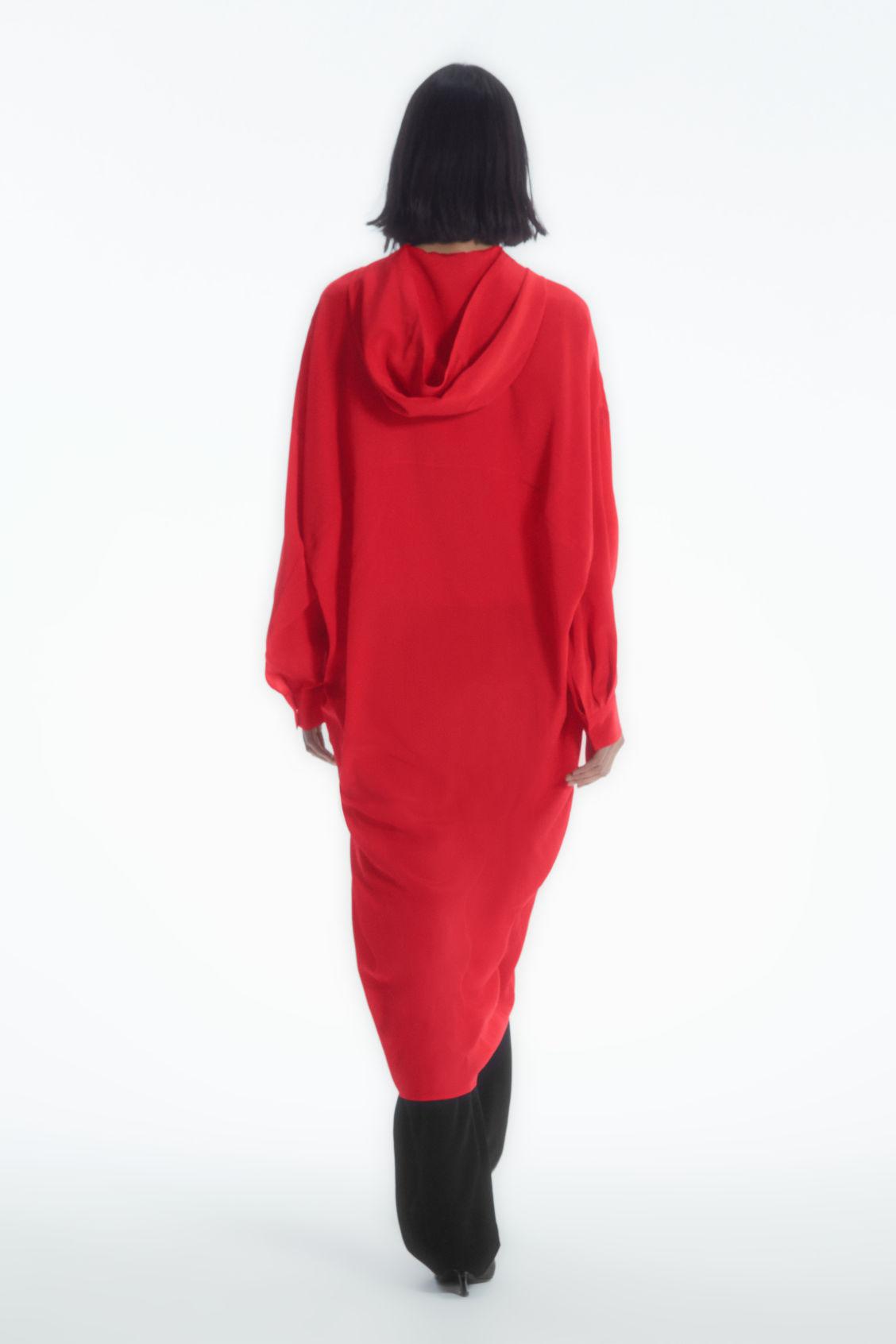 open lace back dress Women's Hoodie Dress