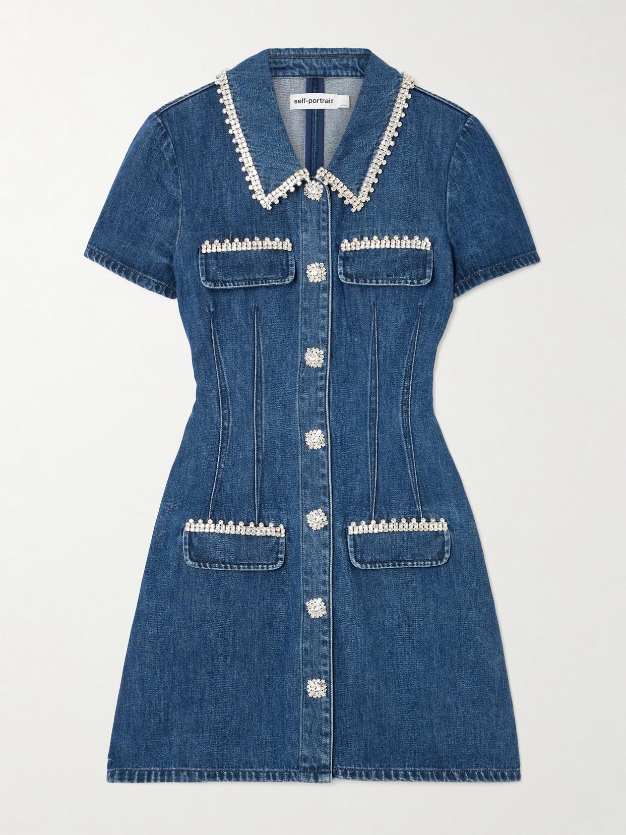 CELESTE DENIM MINI DRESS