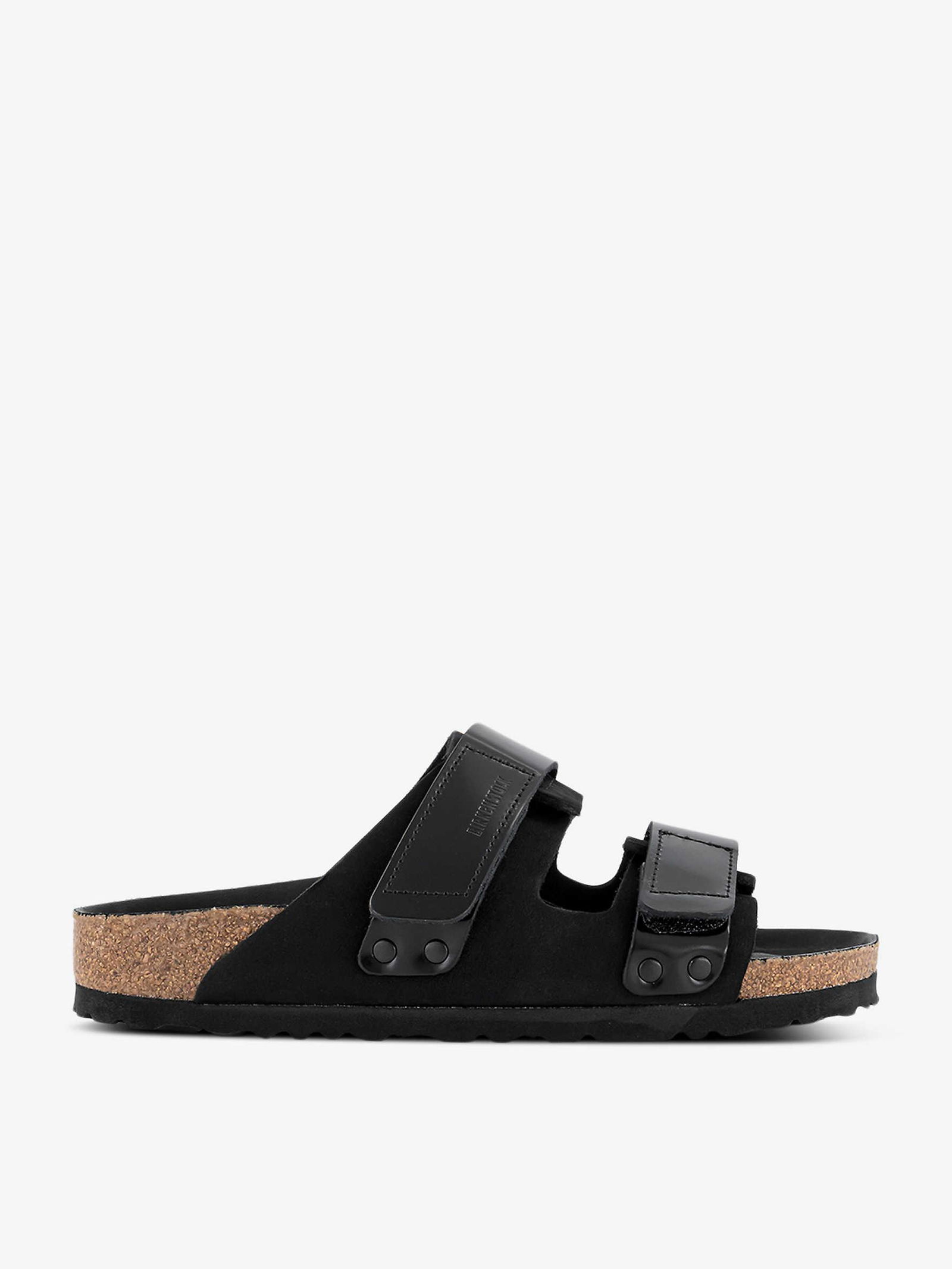 BIRKENSTOCK Uji Double-Strap Nubuck And Suede Sandals endource