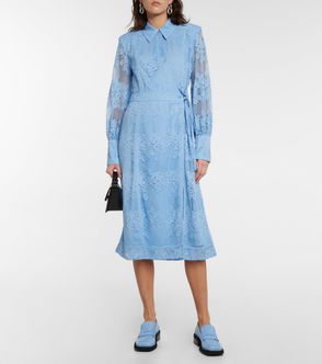 chinese dress ladies Patty Kim Marni Dress in Sky Peacock Small main image 1