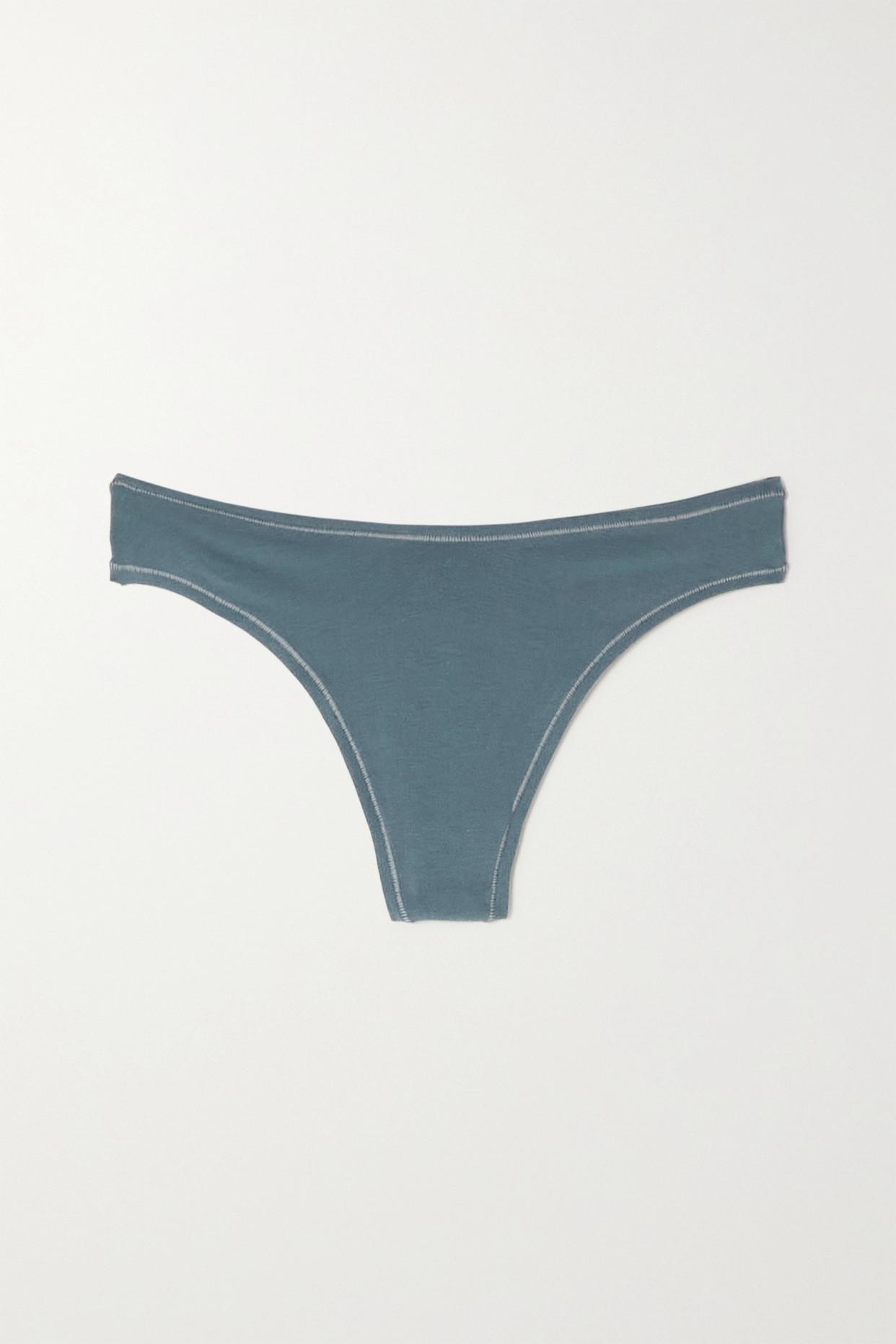 Modern Logo Dipped String Thong