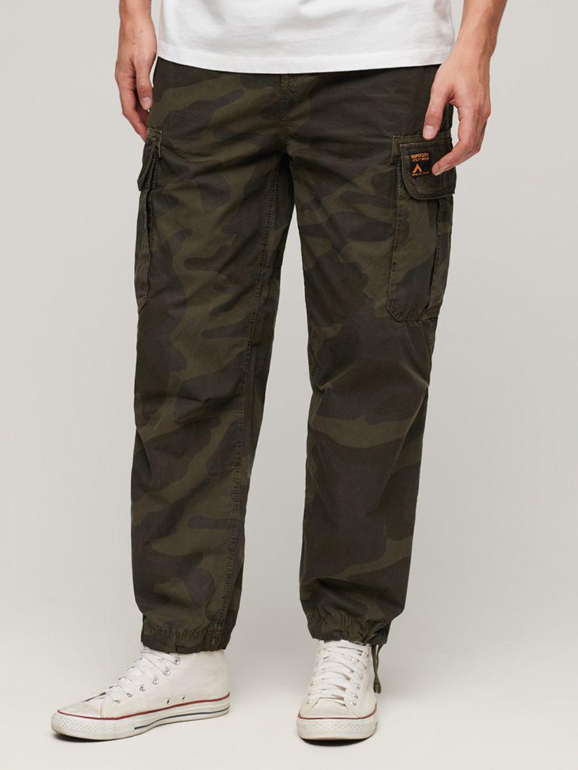 SUPERDRY Baggy Camo Parachute Pants endource