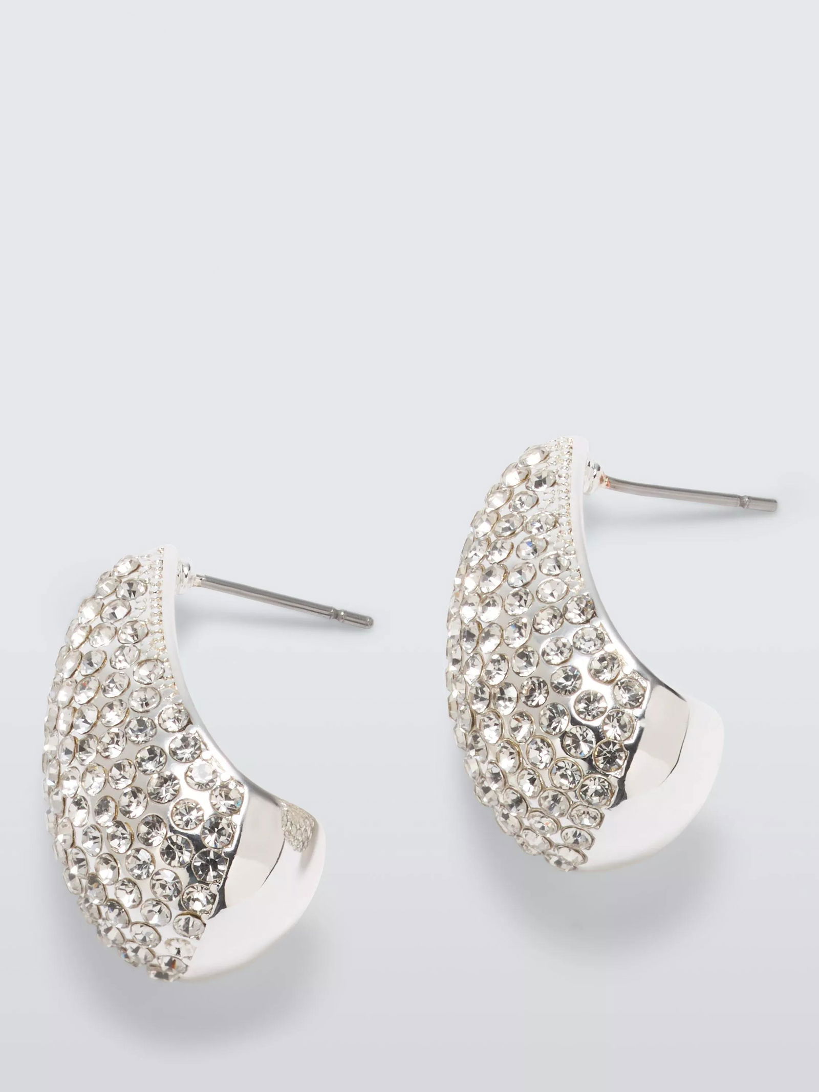 Sterling Silver Earrings John Lewis Diamond Stud Earrings