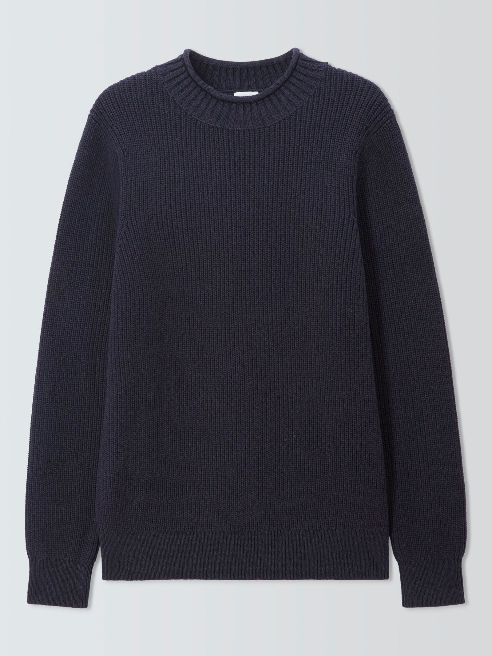 Jamie West Collar Point Work Jumper - Navy