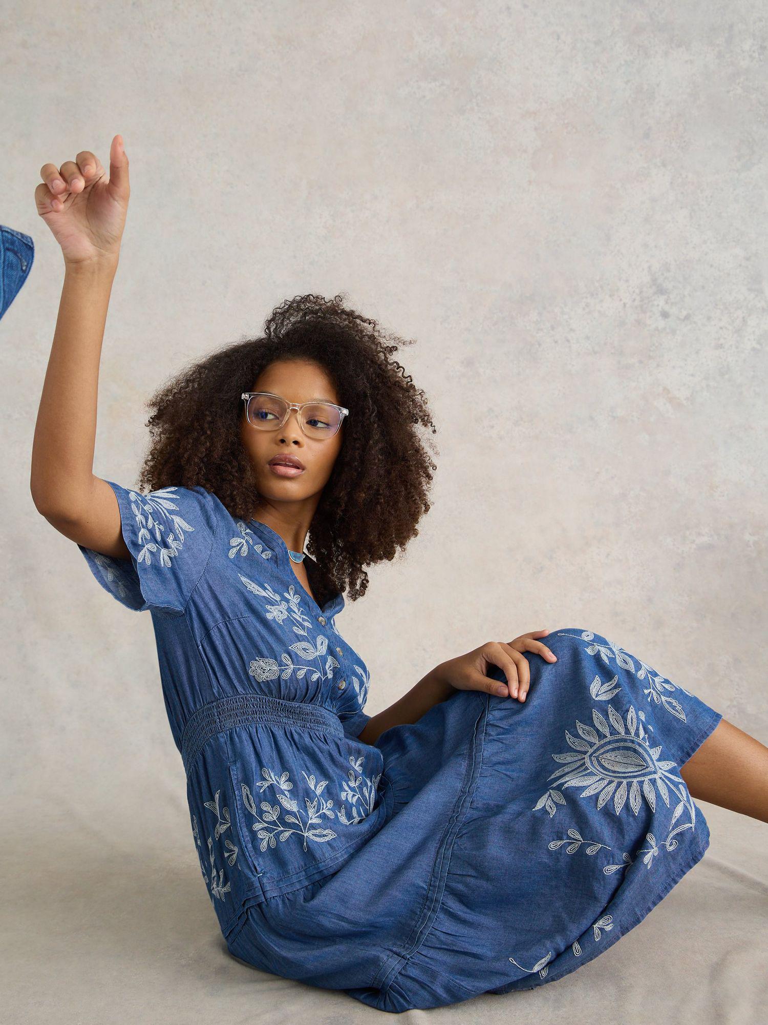 white stuff denim dress Buy White Stuff Blue Asher Denim Dress from Next USA