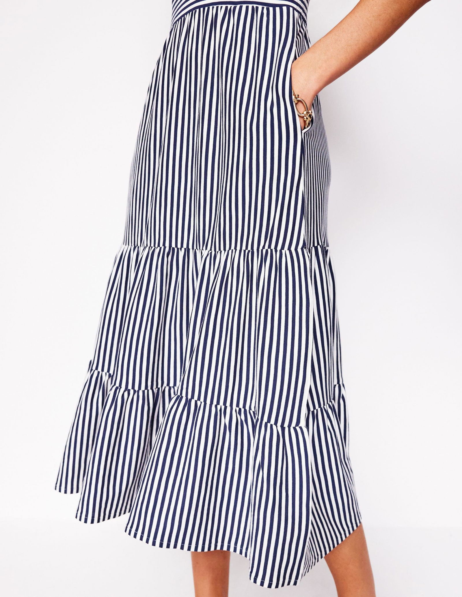 eloise tiered jersey dress BODEN Eloise Tiered Jersey Dress