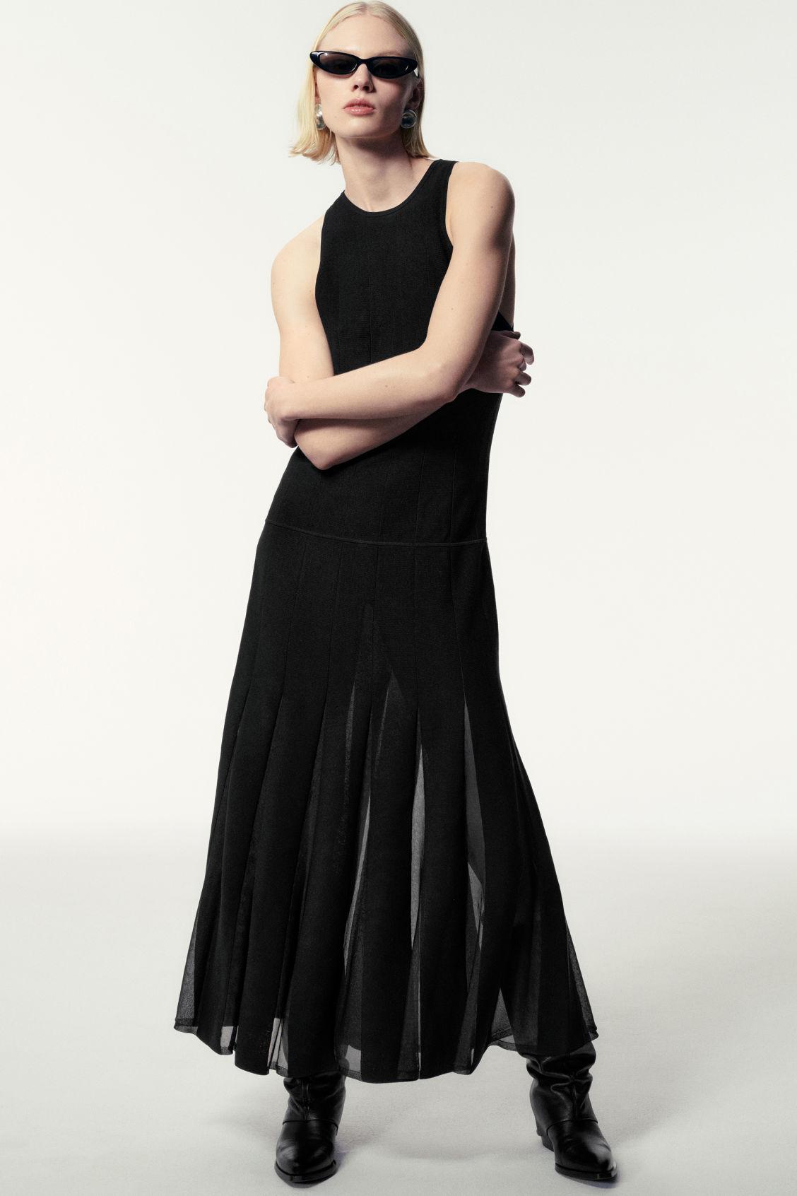open lace back dress Tracy Studio High Neck Sleeveless Maxi Dress main image 0