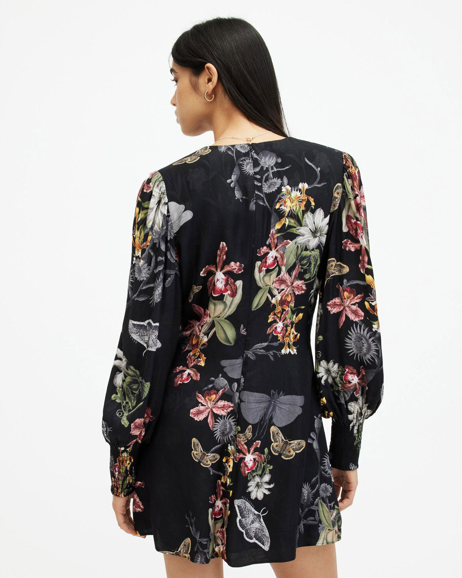 auden sanibel print mini dress Auden Sanibel Print Mini Dress LITA BLACK