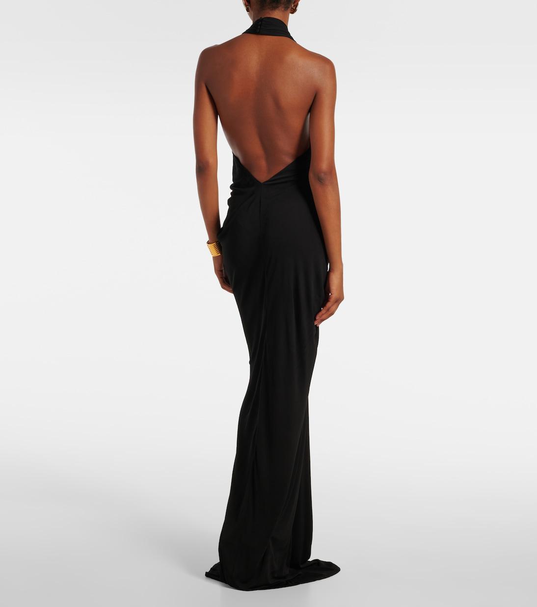 saint laurent jersey dress Gown Maxi dress