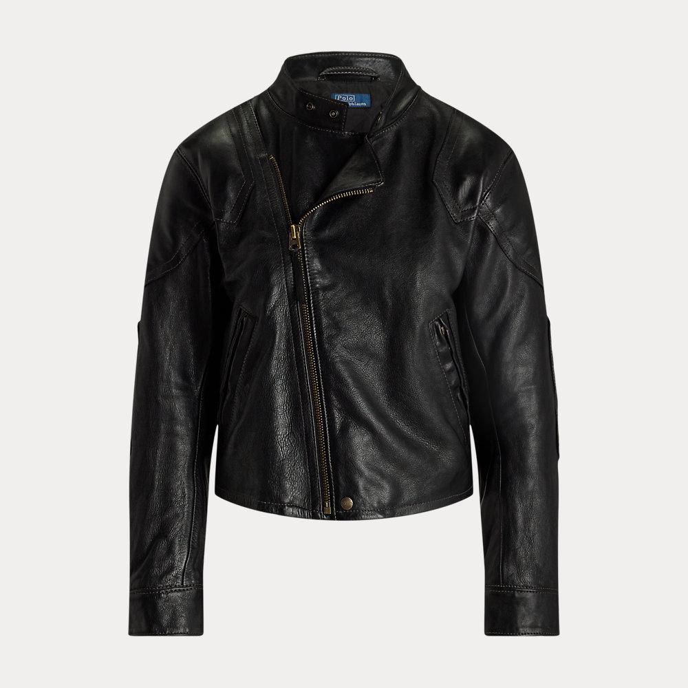 POLO RALPH LAUREN Leather Moto Jacket | endource