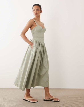 abercrombie green dress Tartanvibesclothing Abercrombie Tartan Off Shoulder Long Dress