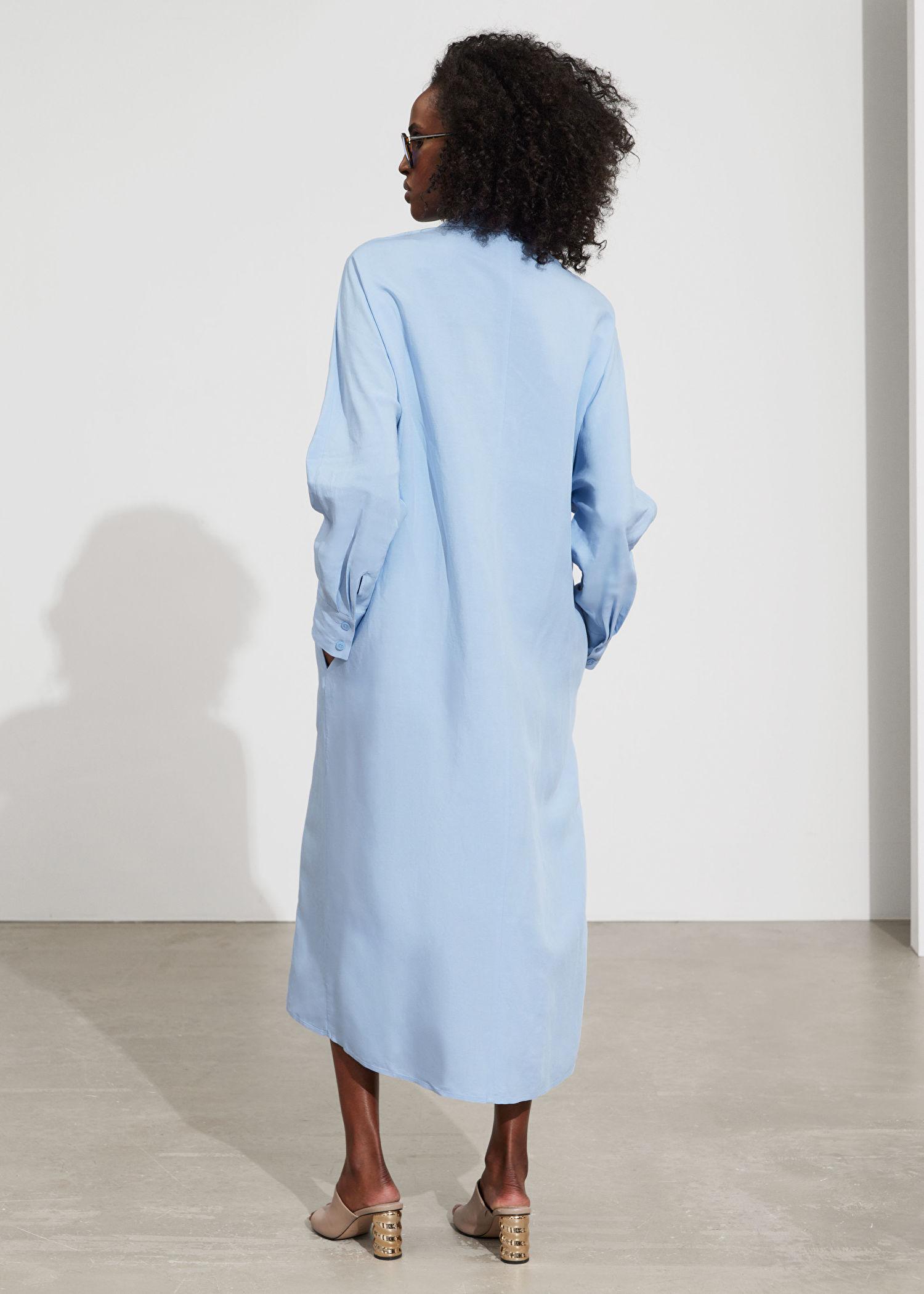 knee length dresses for ladies Xiaolizi Linen Shirt Dress  Vintage Belted Swing Midi Dress 5674