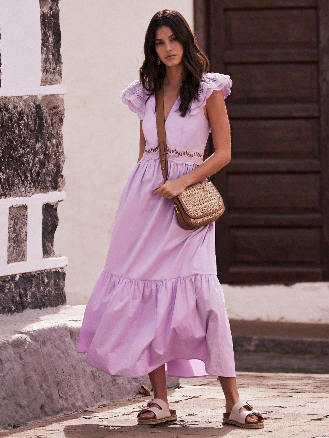Mint Pocket and elastic maxi dress92878 main image 0