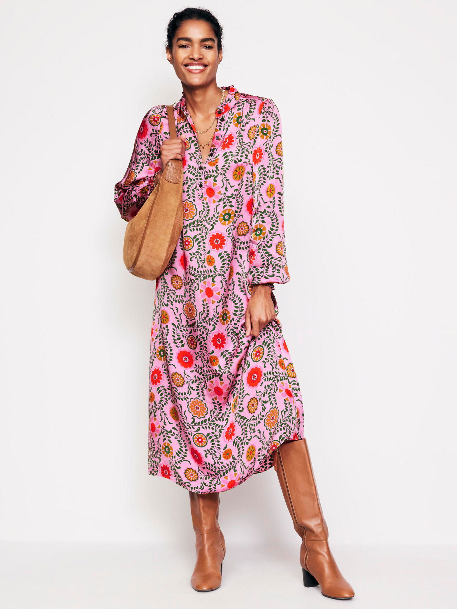 jasmine satin midi dress Halter Dress, in Rose Gold Luxe | Show Me Your Mumu cut crinkle satin Buy Boden Green Jasmine Satin