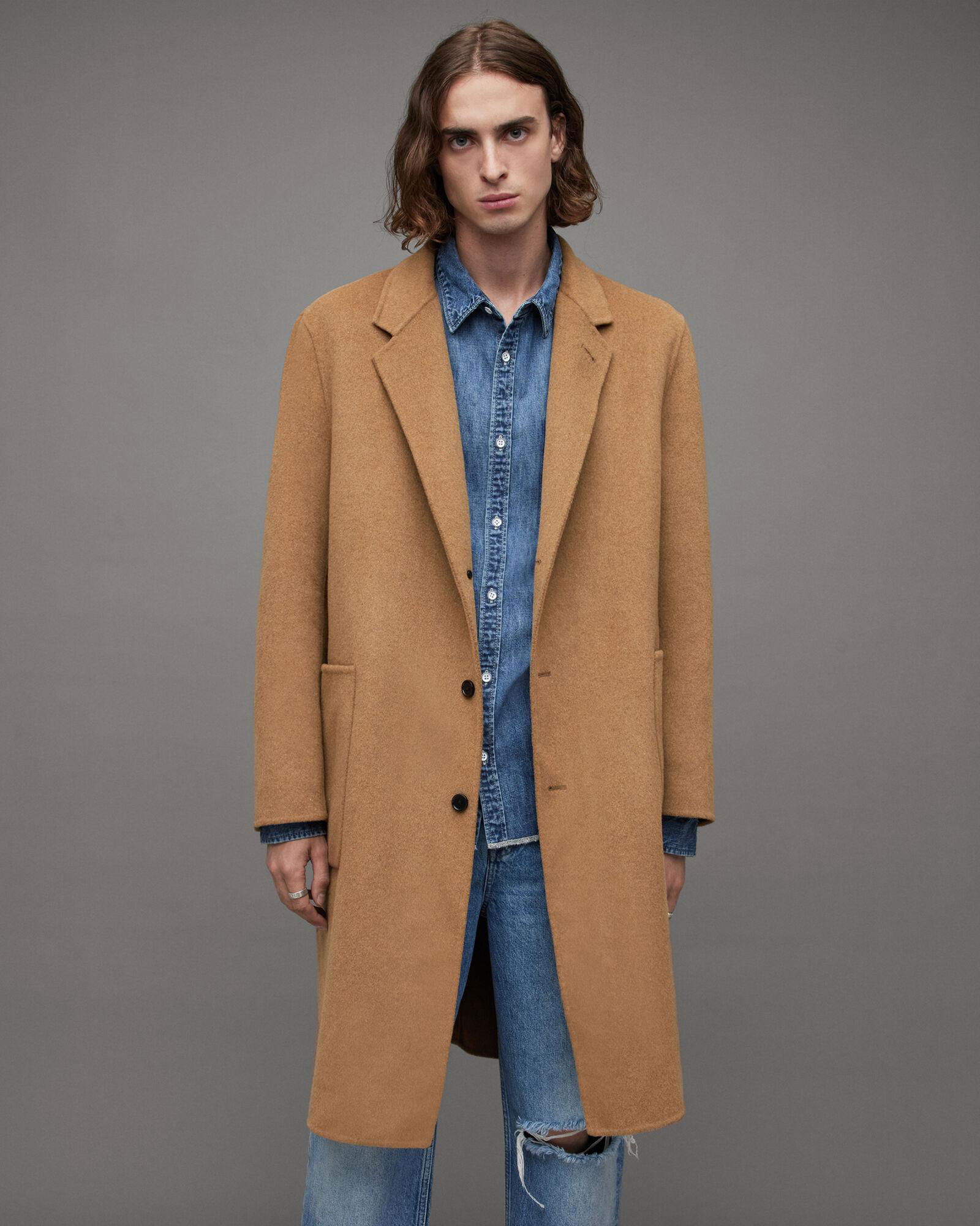 All Saints Collar Coat ALLSAINTS Blair Shadow Coat Endource