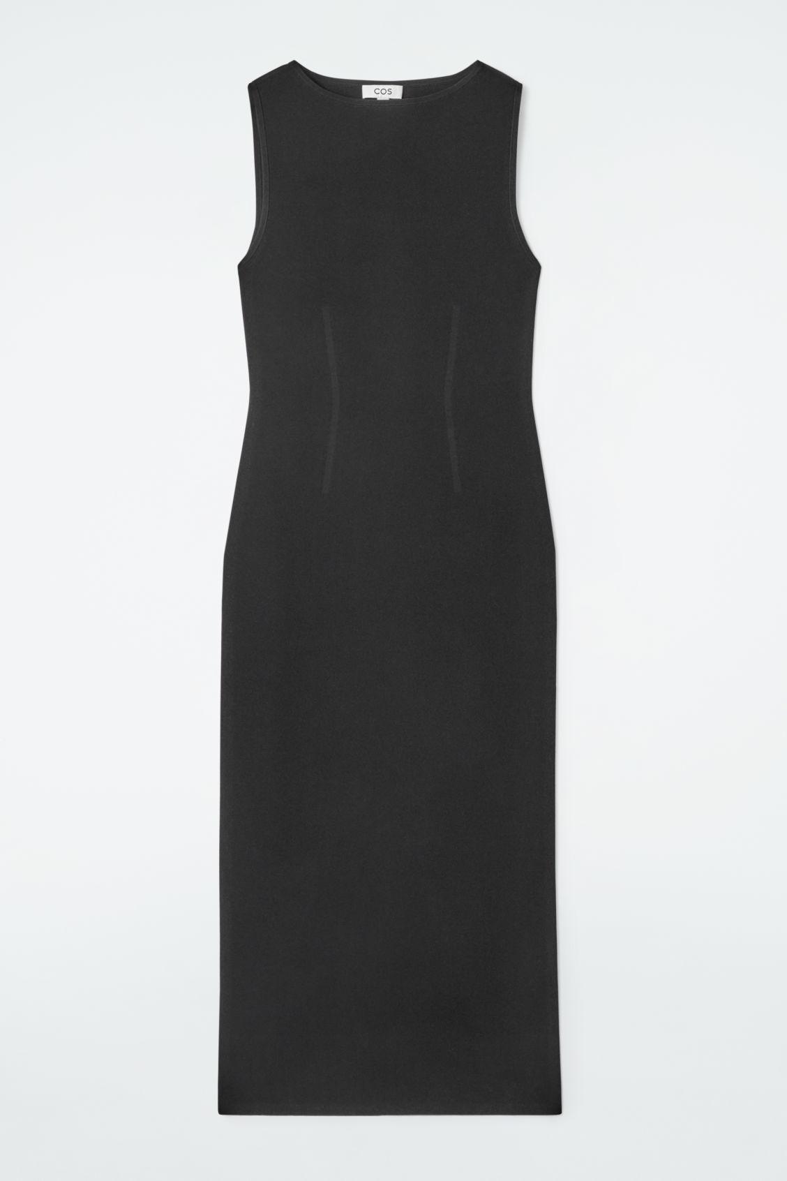 cos corset dress COS Corset-Detail Maxi Dress