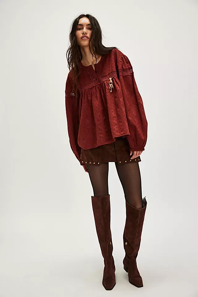 FREE PEOPLE-ELLIS BLOUSE