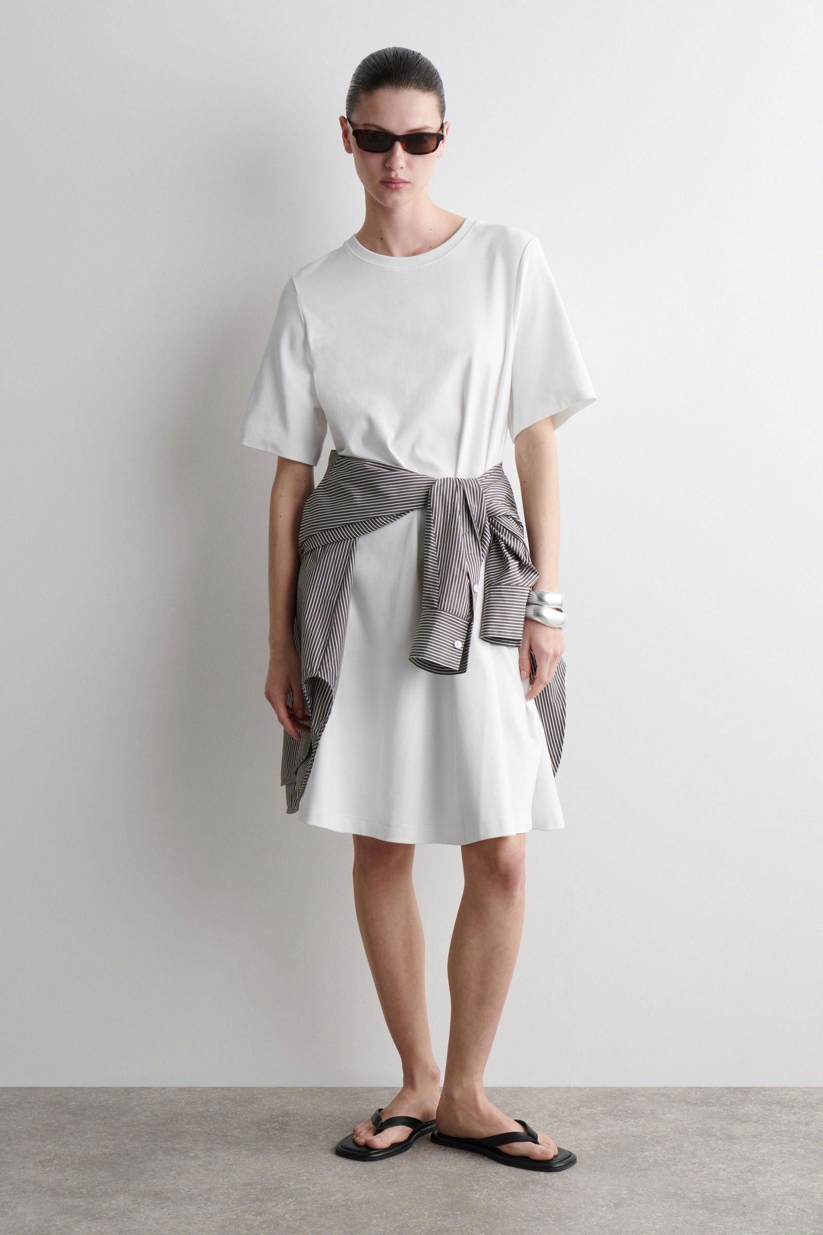 cos a line mini dress COS Voluminous A-Line Mini Dress