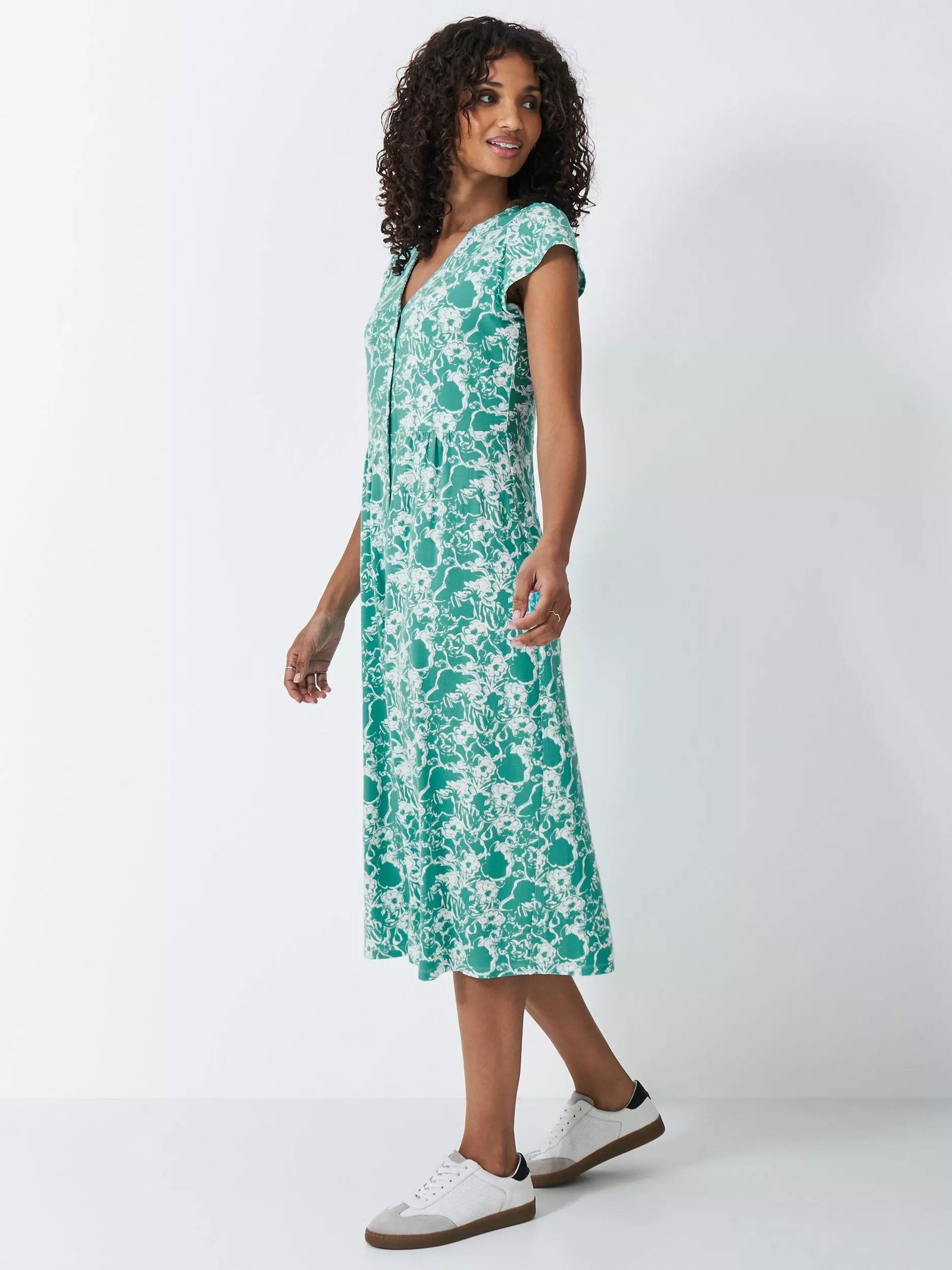 knee length dresses for ladies Alyssa Midi Dress Black  hvit trd