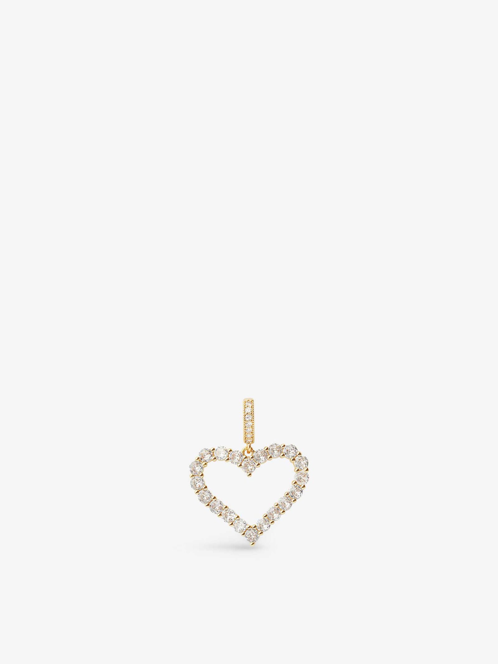 CRYSTAL HAZE Heartless 18ct Yellow Gold-Plated Brass Pendant | endource