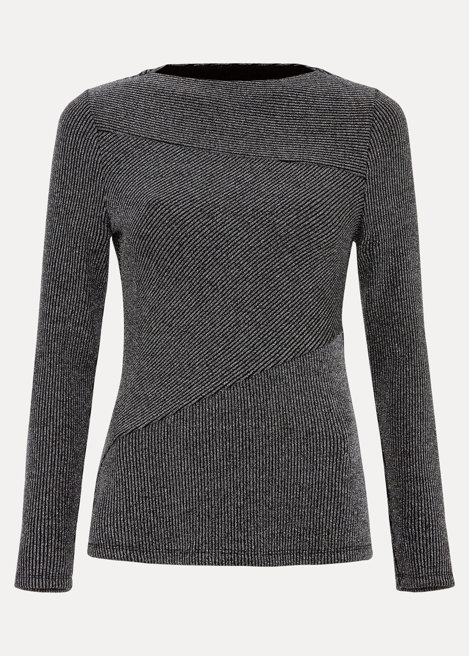 PHASE EIGHT Clarissa Shimmer Rib Top | endource