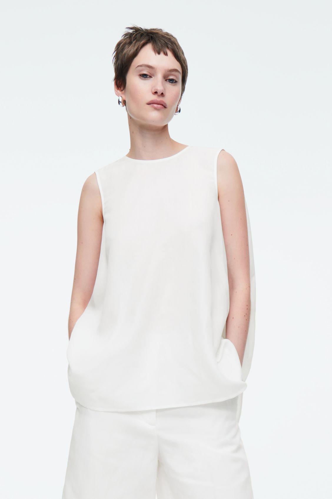 cos-twist-back-sleeveless-top. 