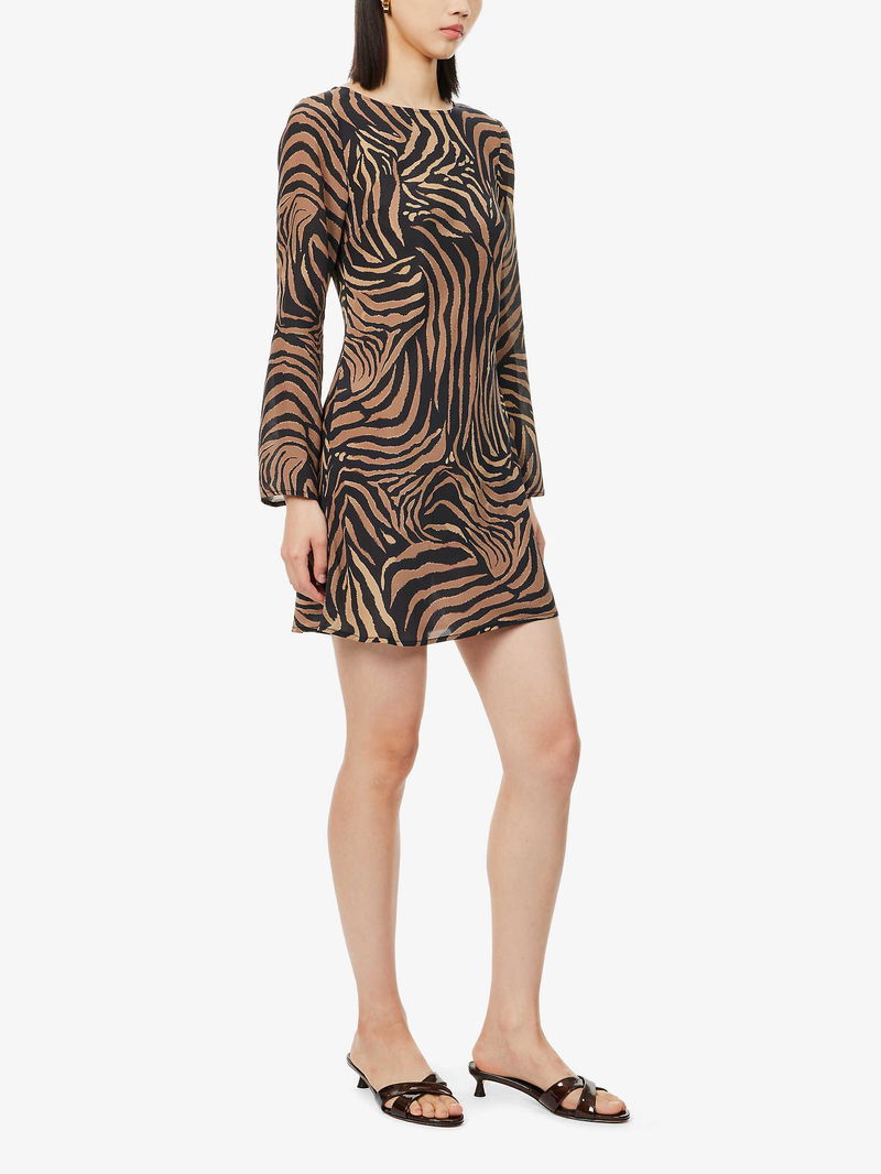 rixo ridley silk mini dress Ridley Silk Mini Dress