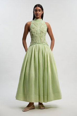 KAREN MILLEN Green Dresses | endource
