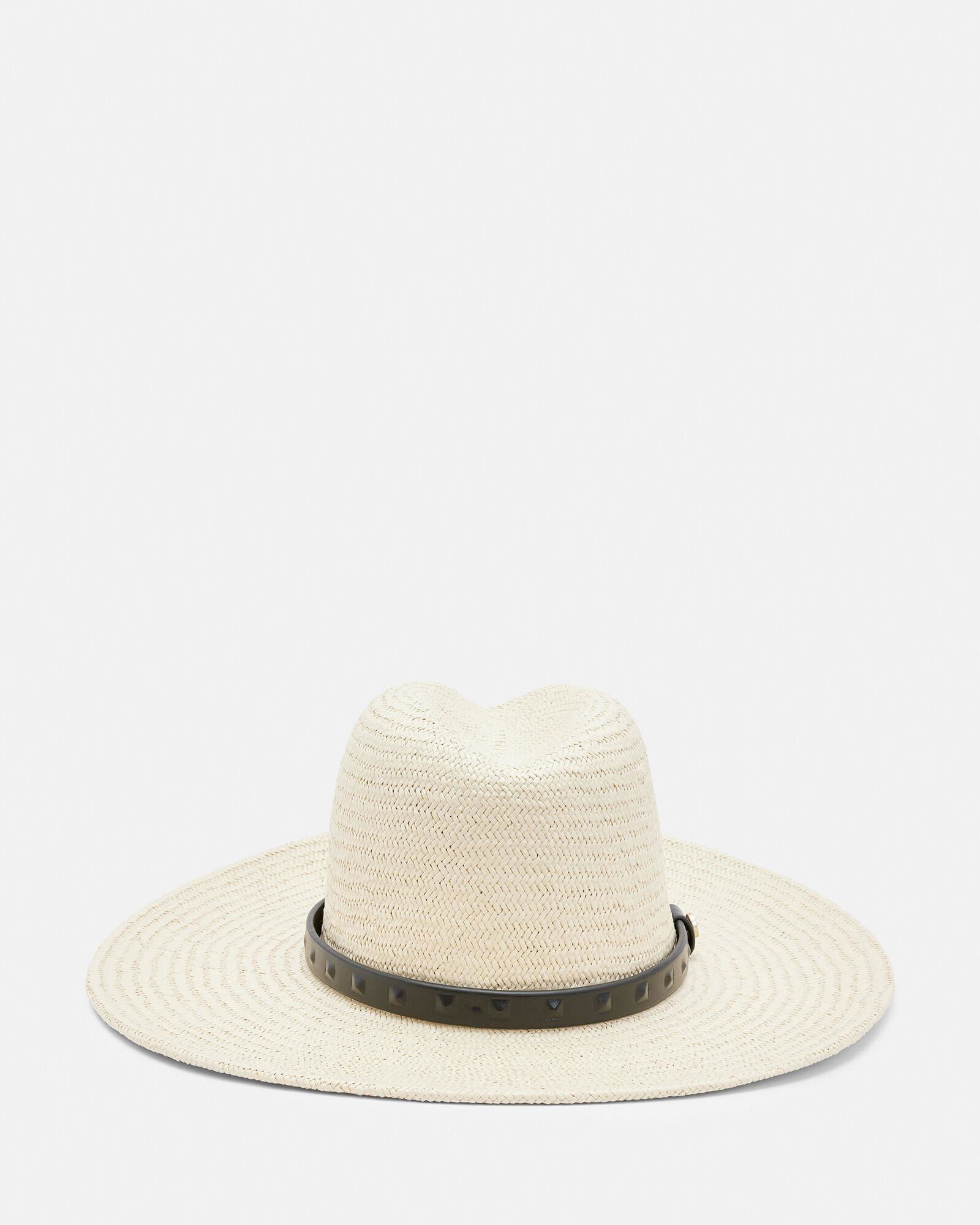 ALLSAINTS Lara Studded Straw Fedora | endource display picture 1