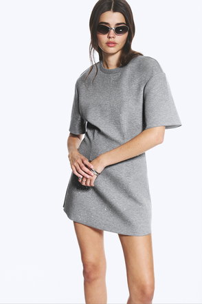 COS A-Line Scuba Mini Dress | endource