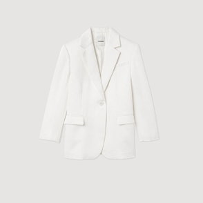 White linen blazer, SANDRO