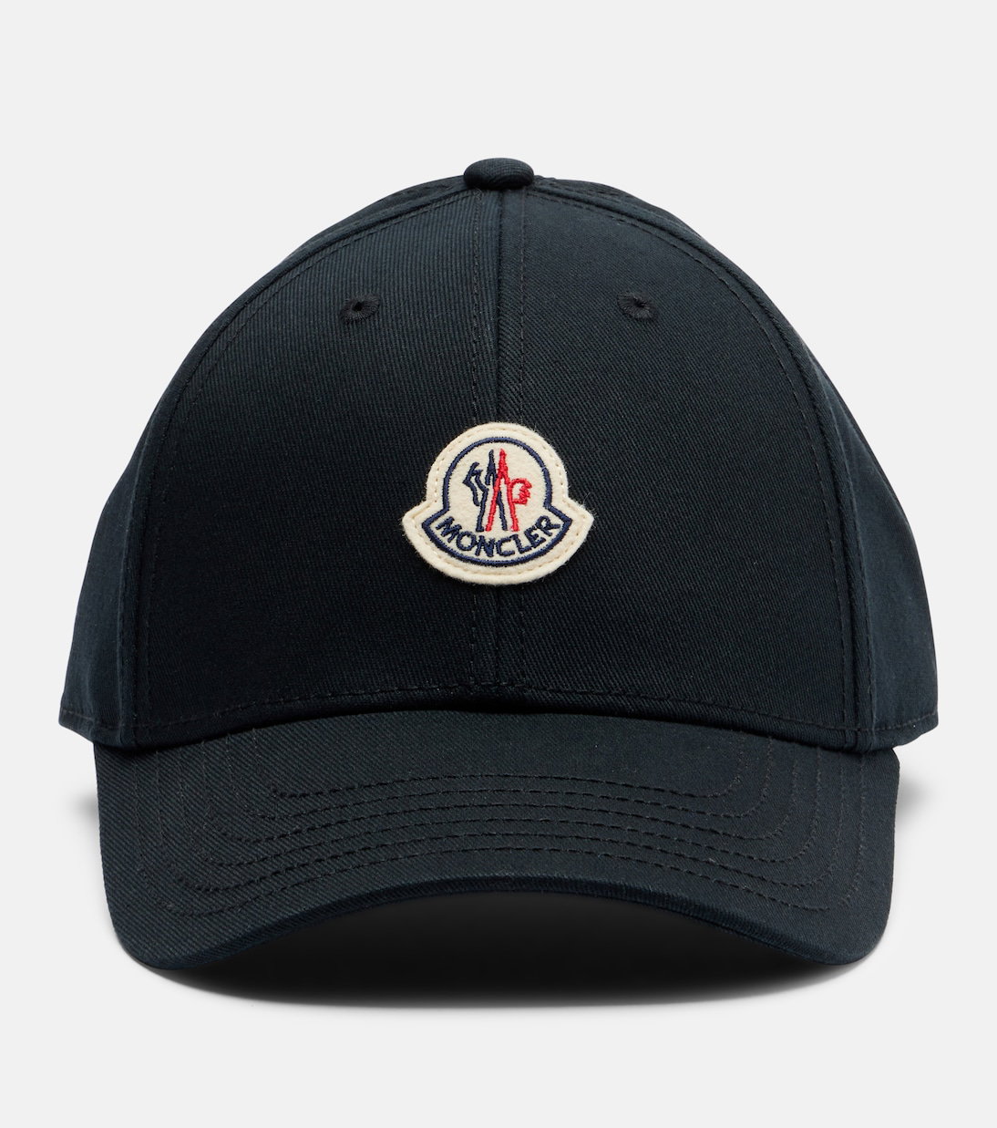 MONCLER Logo Cotton Baseball Cap | endource