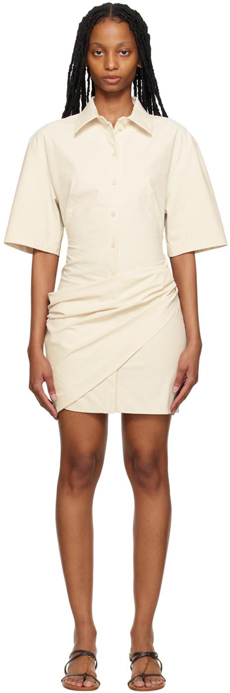 JACQUEMUS Le Raphia 'La Robe Camisa' Minidress endource