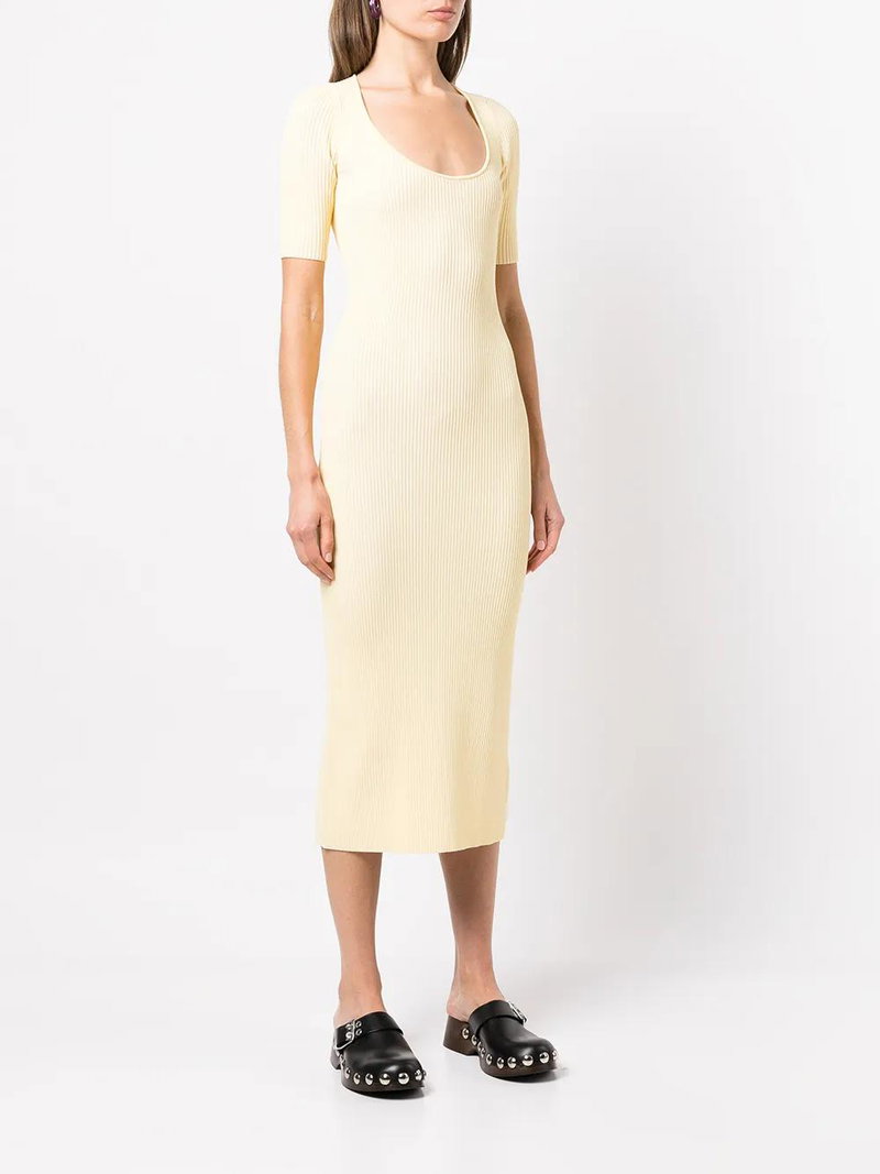 dark grey knitted dress DAPHNE KNIT DRESS main image 1
