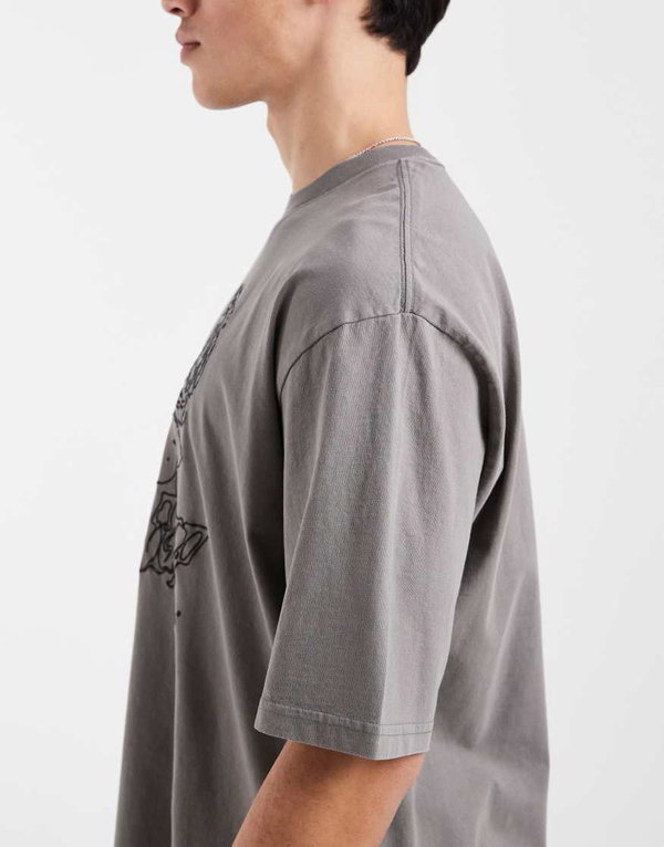 LEVI'S Graphic Oversized T-shirt In Grey | endource