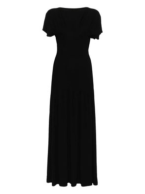 velour a line dress Green Velour A-Line Midi Dress & Reviews - Green - Dresses