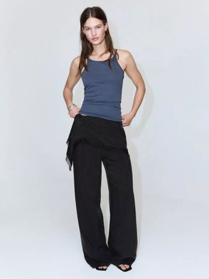 mango slim leg cigarette trousers MANGO Tailored Cigarette Trousers