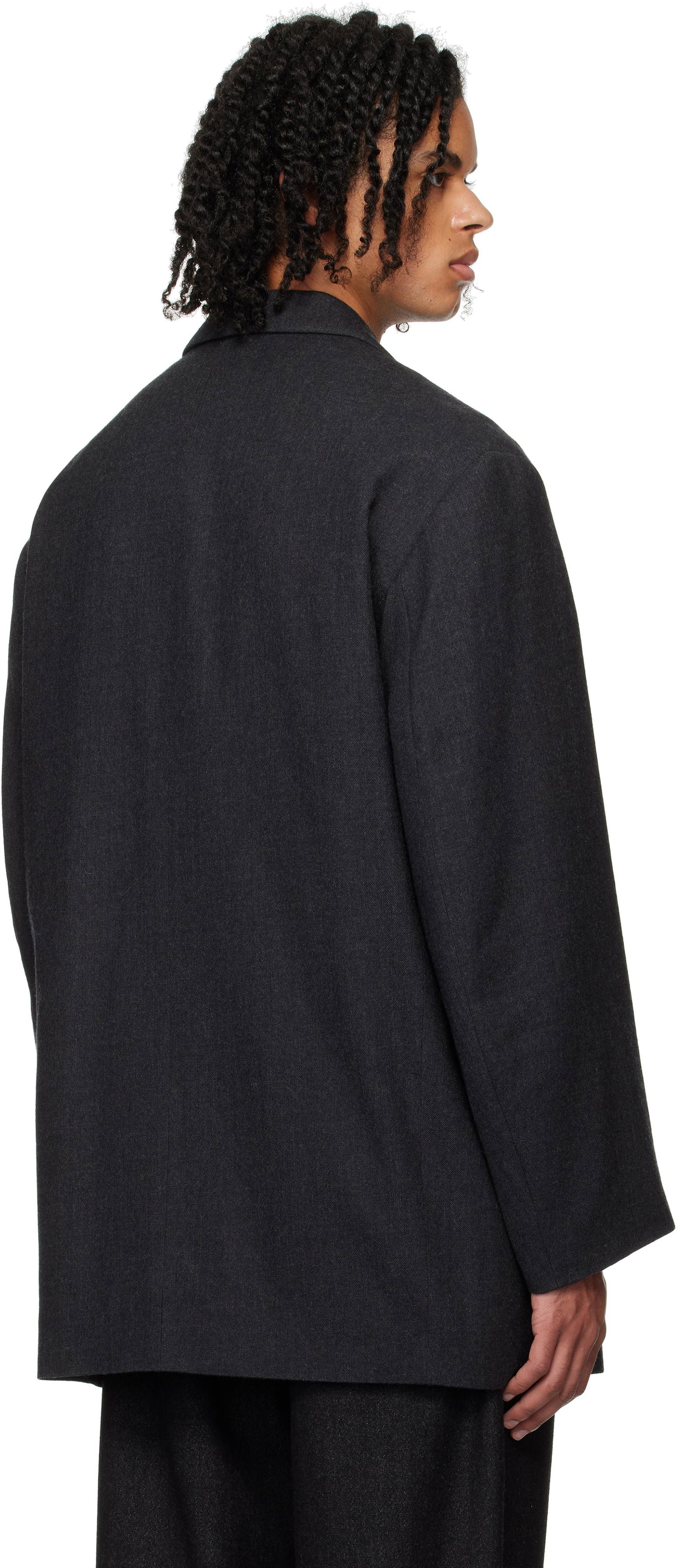 LEMAIRE Short Maxi Double Breasted Coat | endource