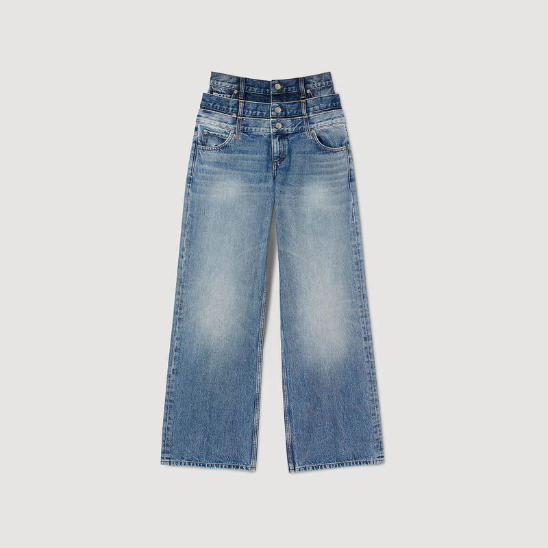 SANDRO Triple Waistband Jeans endource