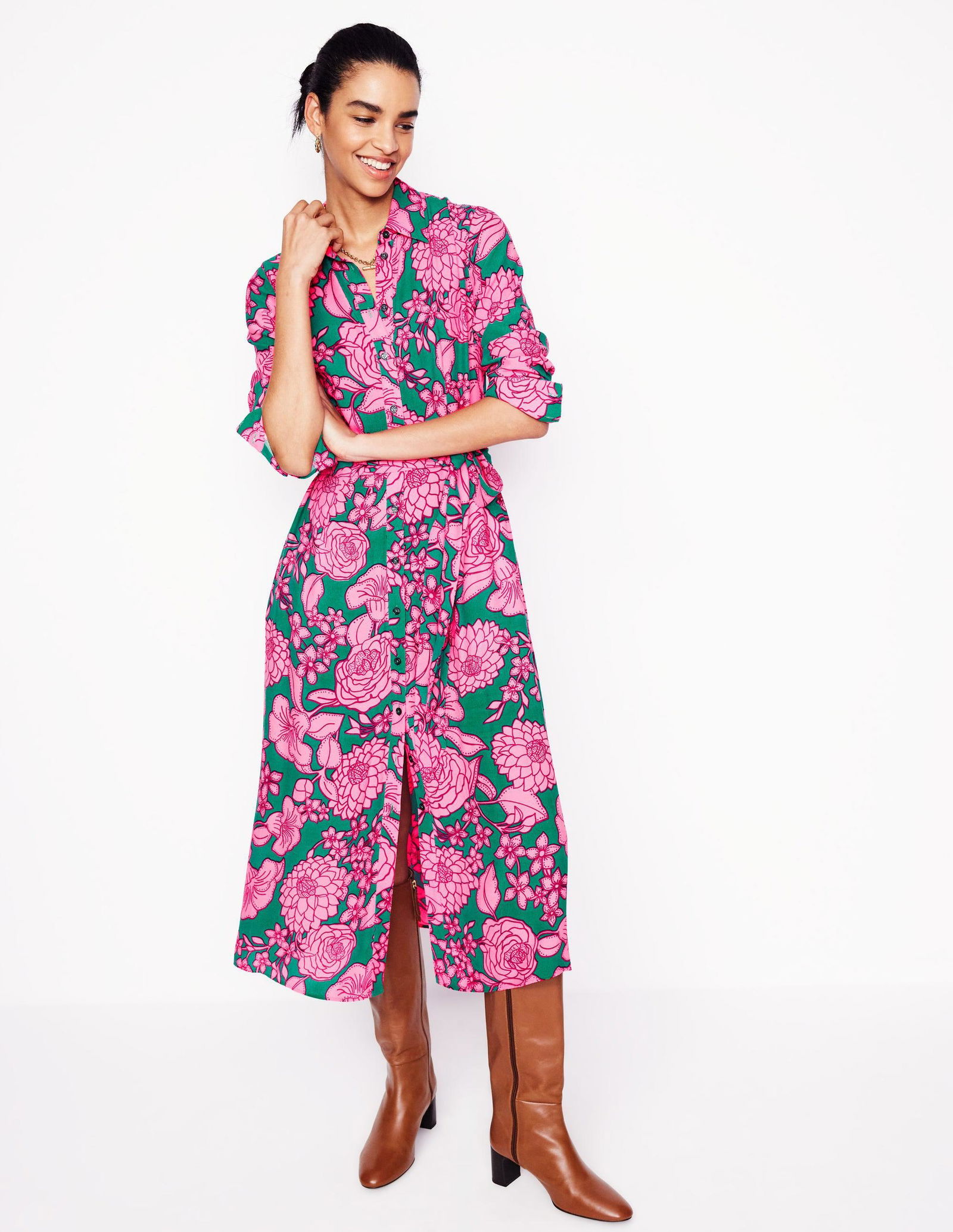 BODEN Kate Midi Shirt Dress | endource