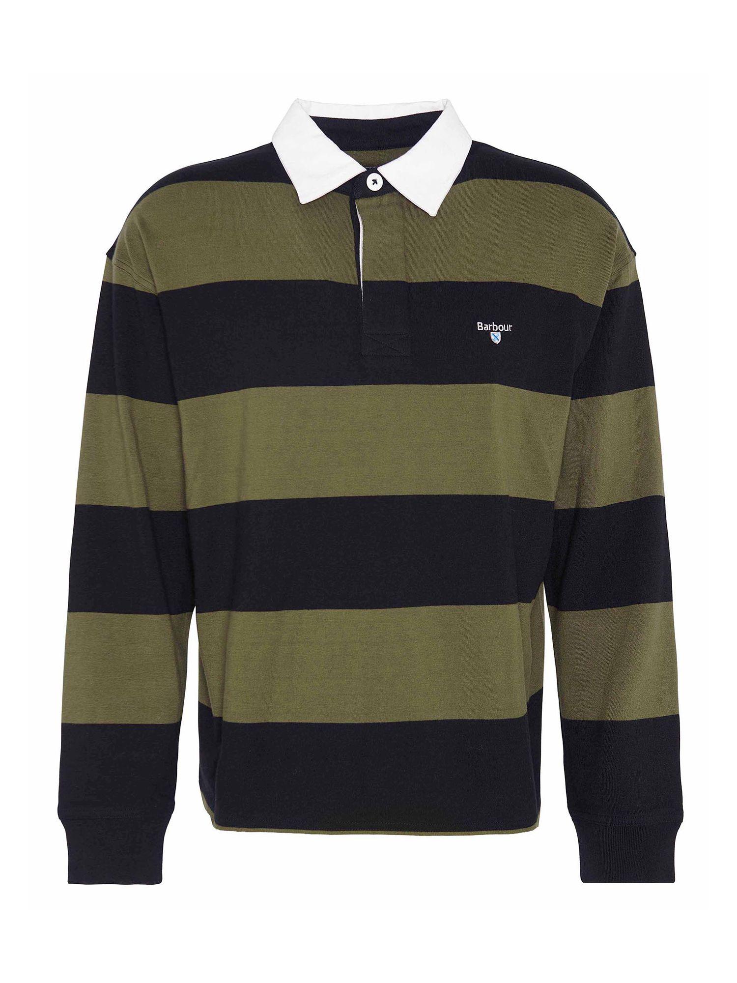 BARBOUR Newgate Oversized Rugby Shirt endource