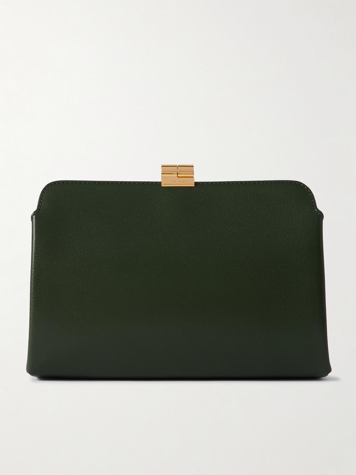 THE ROW Amazon Leather Clutch | endource