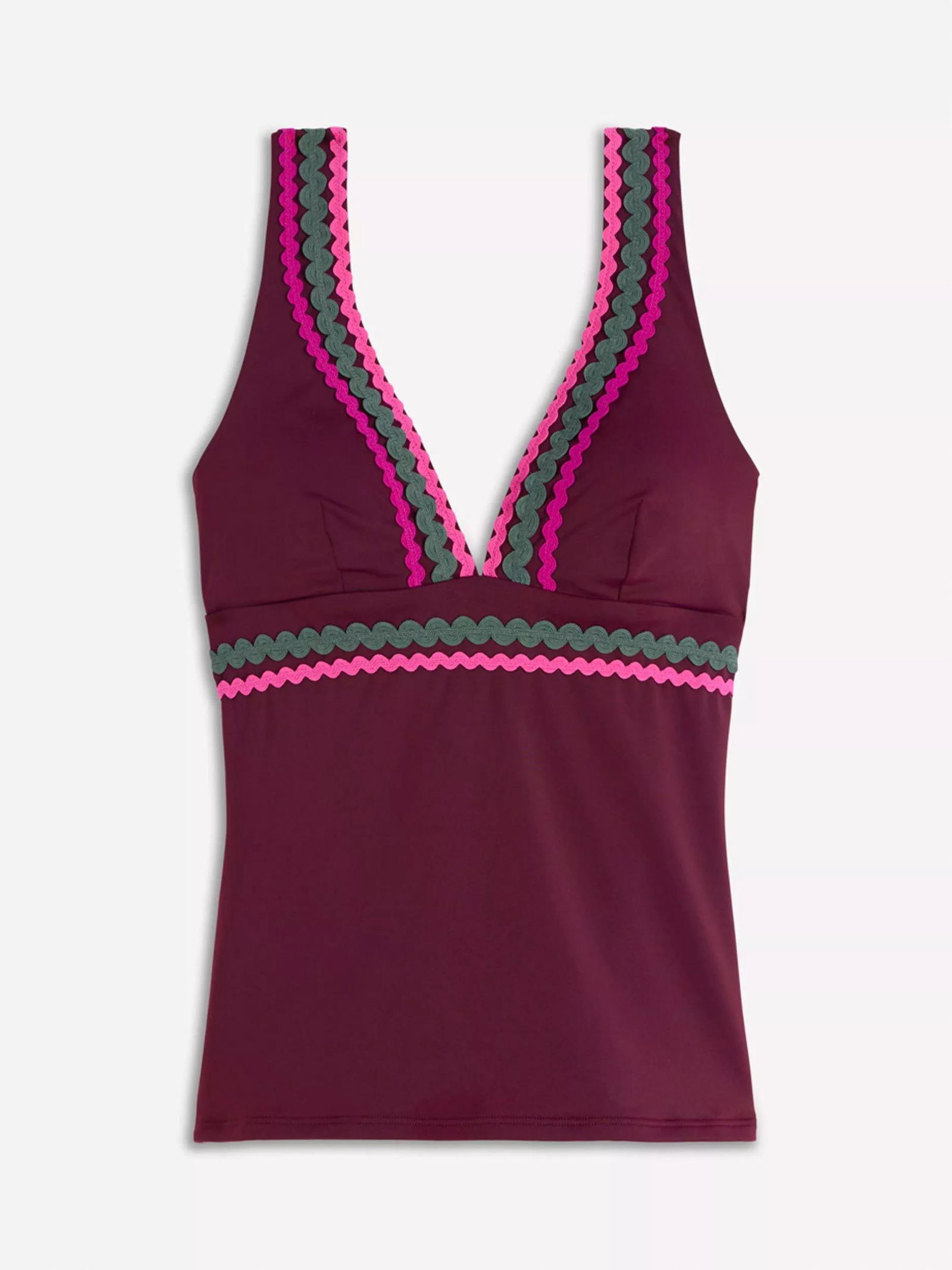 BODEN Porto Ric Rac Tankini Top | endource
