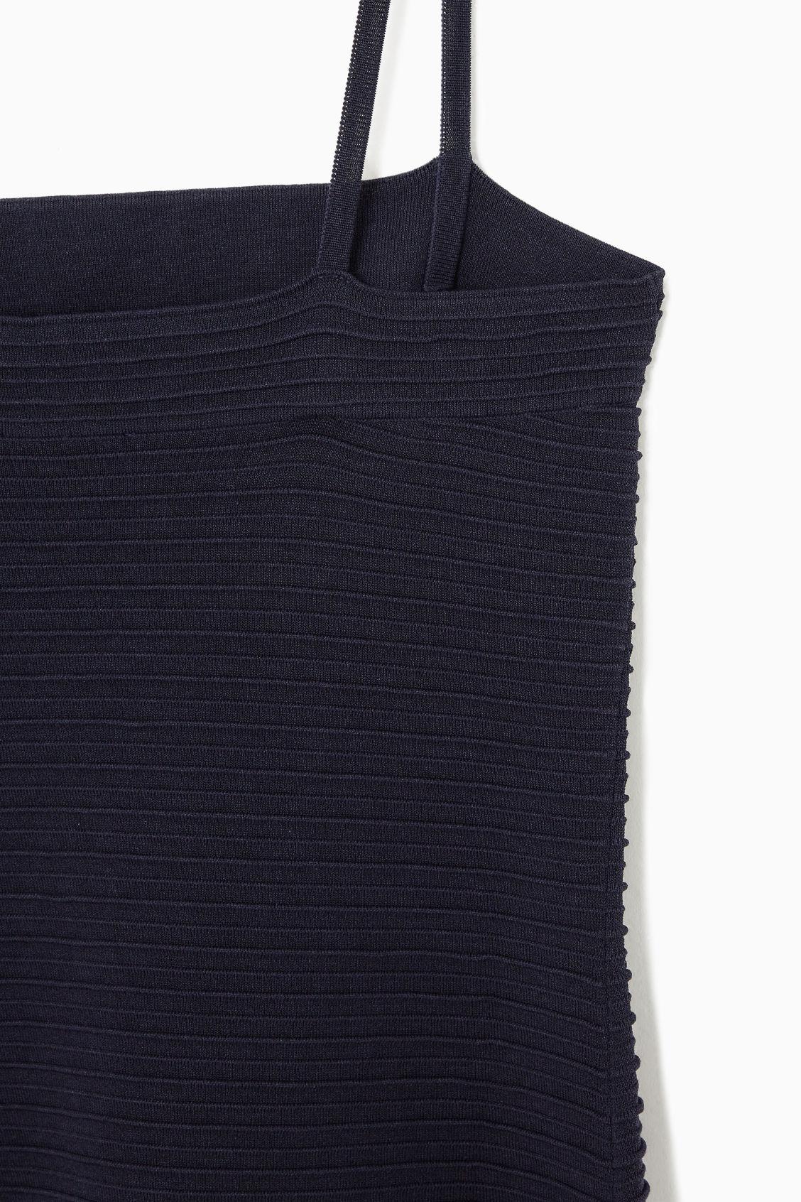 COS Pleated Knitted Maxi Dress | endource