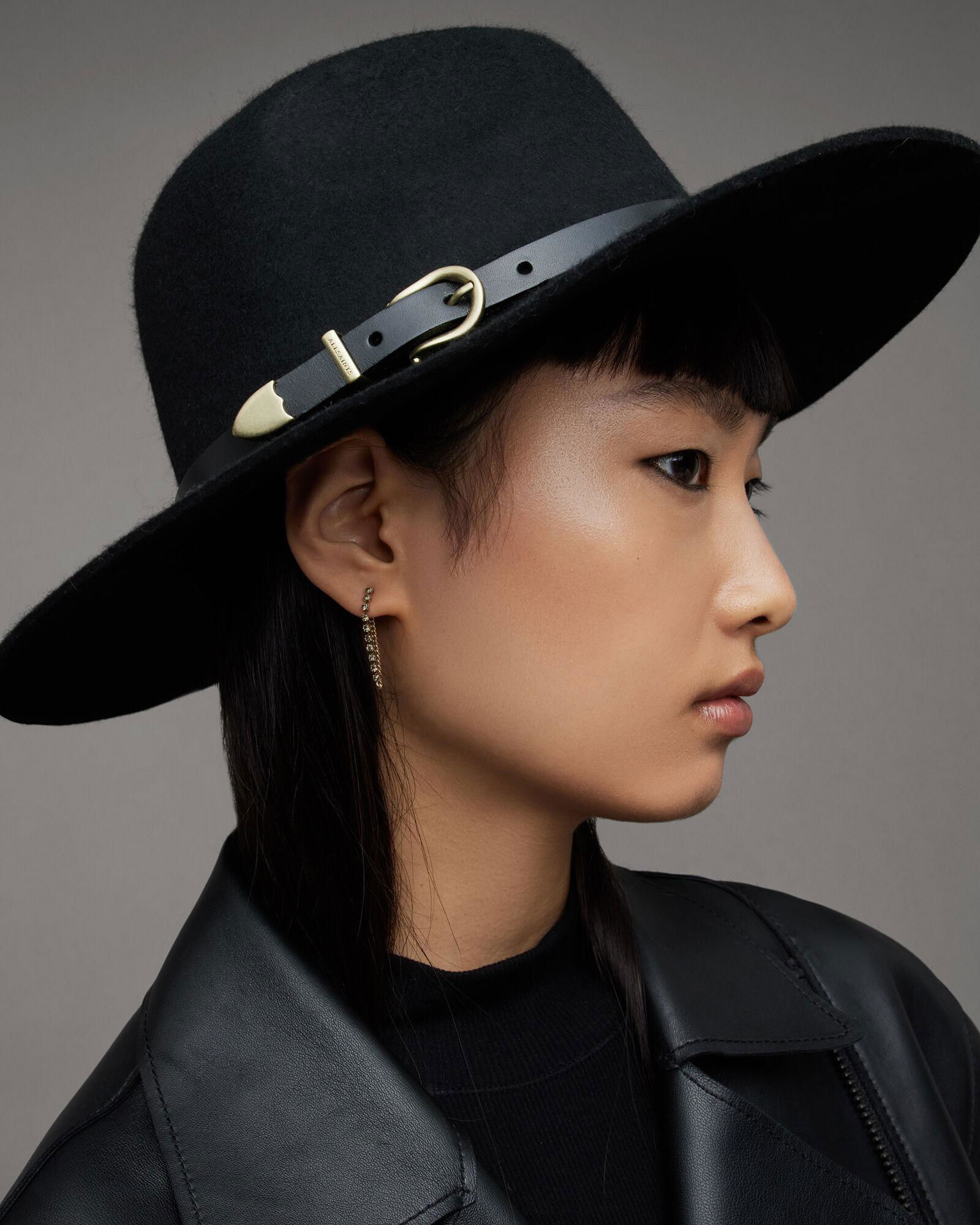 ALLSAINTS Matilda Western Wool Fedora Hat | endource