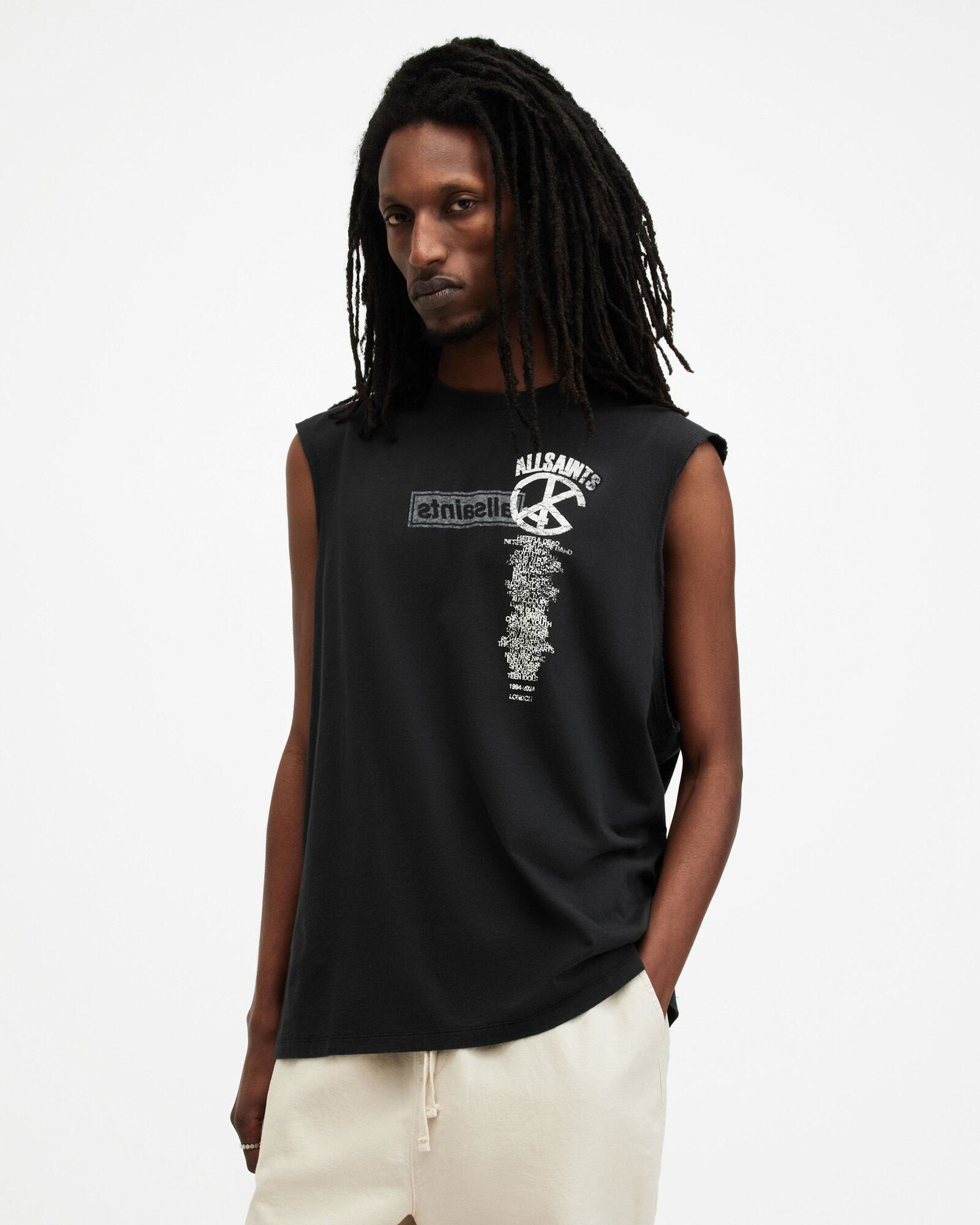 ALLSAINTS Stock Sleeveless Printed Tank Top | endource